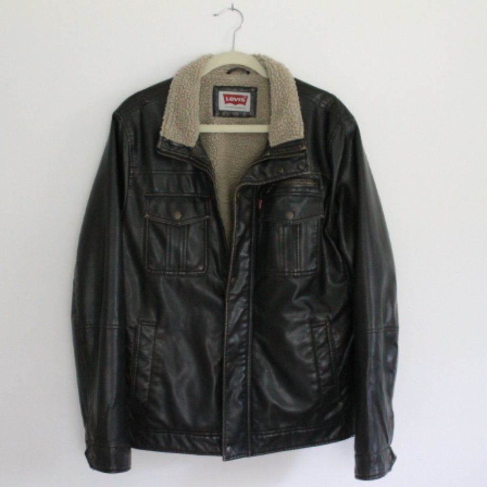 Levi's Leather Brown Jacket